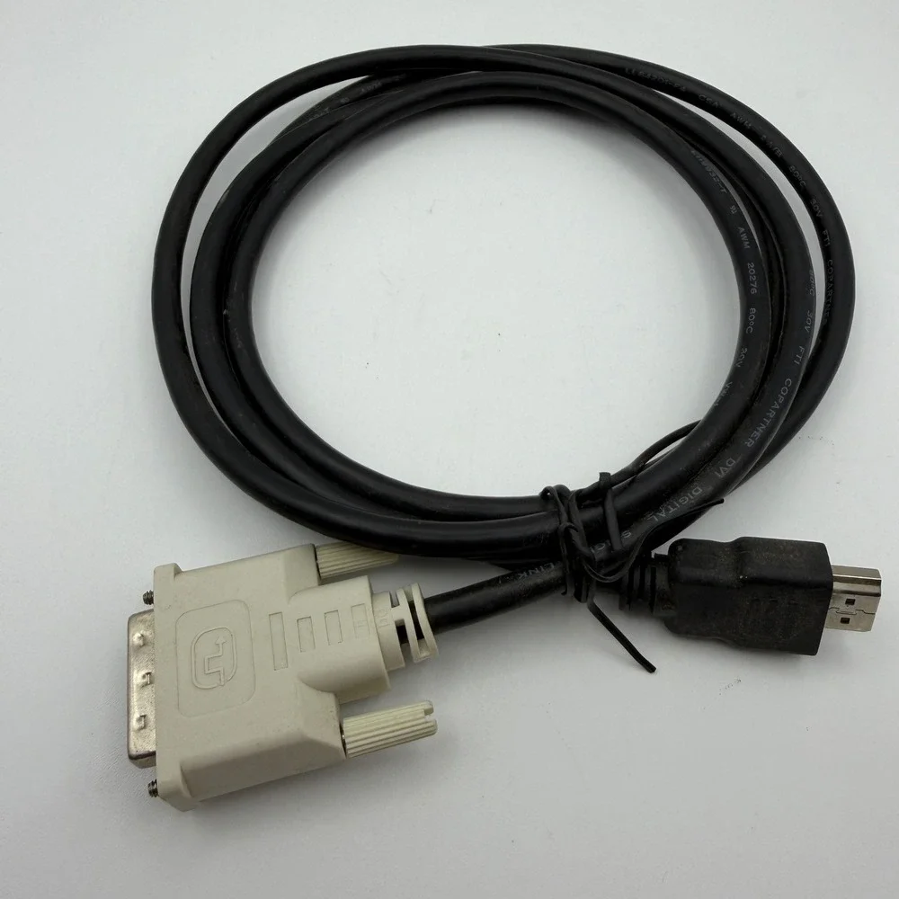 Copartner DVI to HDMI Adapter Cable Unisex 6ft Black E119932-T Single Link DVI-D